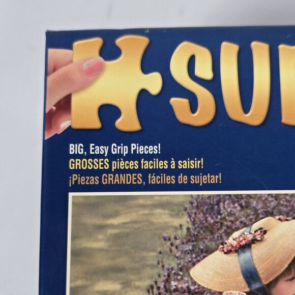 Sandra Kuck Puzzle Garden Party 1000 Piece Sure Grip‎  39" X 27" Sealed - Picture 3 of 7